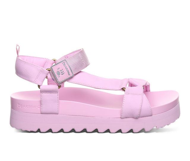Women's Bearpaw Hydra Wedge Sandals in Pink color