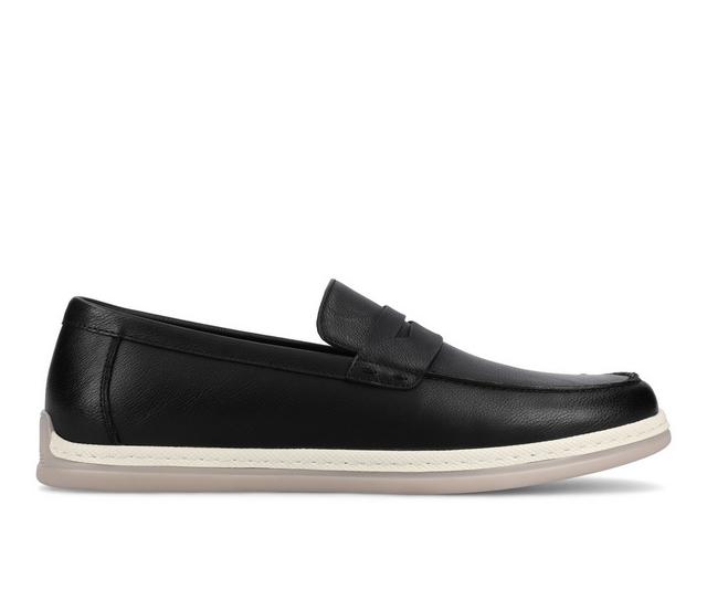Men's Vance Co. Brantley Casual Loafers in Black color