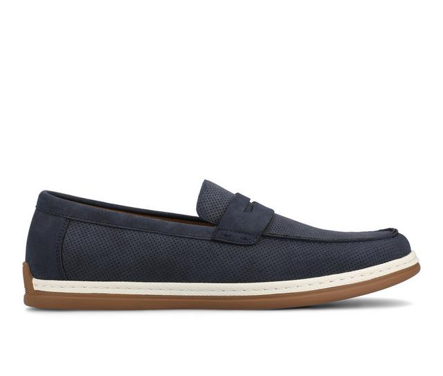 Men's Vance Co. Brantley Casual Loafers in Navy color