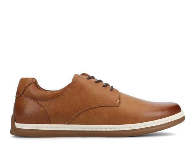 Men's Vance Co. Brodrick Casual Oxfords in Tan color