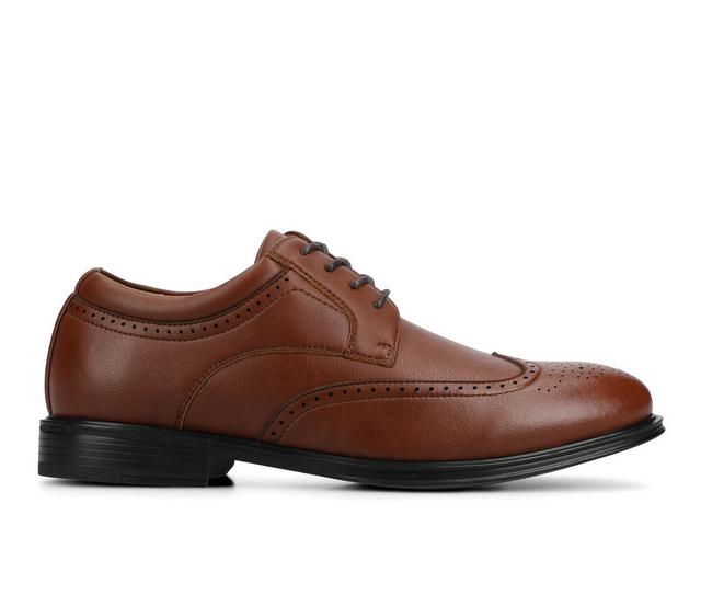 Men's Vance Co. Cormac Dress Oxfords in Brown color