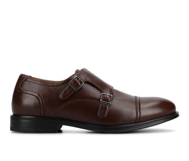 Men's Vance Co. Dillon Dress Shoes in Mahogany color