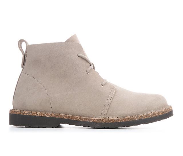 Men's Birkenstock Uppsala Mid Casual Boots in Taupe color