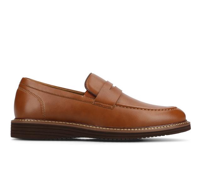 Men's Vance Co. Princeton Dress Loafers in Tan color