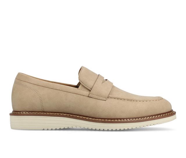 Men's Vance Co. Princeton Dress Loafers in Taupe color