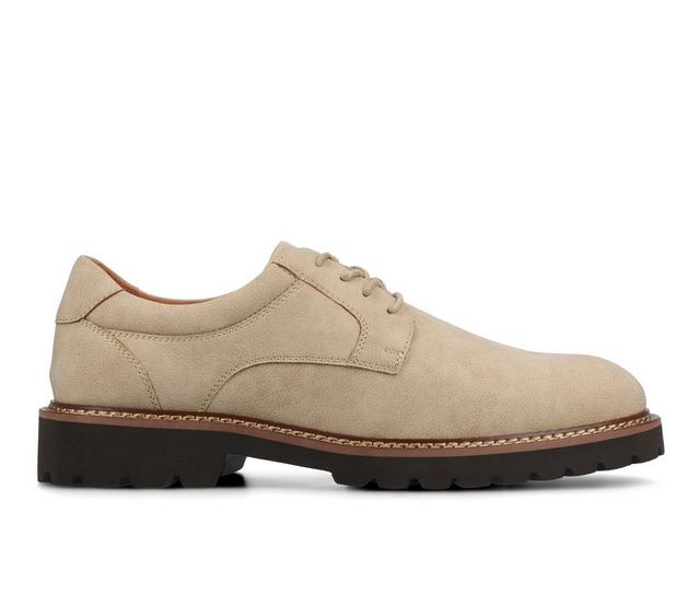 Men's Vance Co. Templeton Dress Oxfords in Taupe color