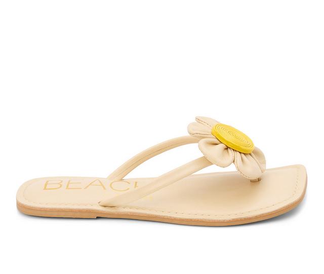 Women's Beach by Matisse Bouquet Flip-Flops in Natural color