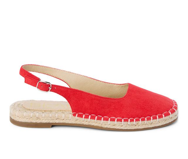 Women's Beach by Matisse Juliet Flats in Red color