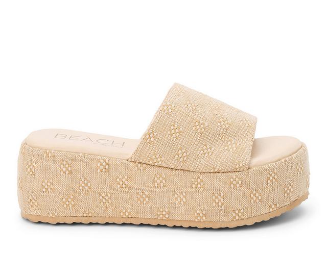 Women's Beach by Matisse Pismo Wedge Sandals in Sand Multi color