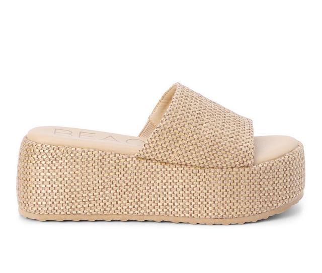 Women's Beach by Matisse Pismo Wedge Sandals in Tan Multi color