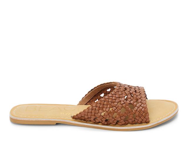 Women's Beach by Matisse Dorset Flat Sandals in Tan color