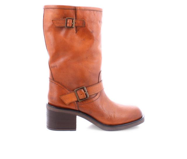 Women's ROAN by BED STU Cite Riding Boots in Cognac color