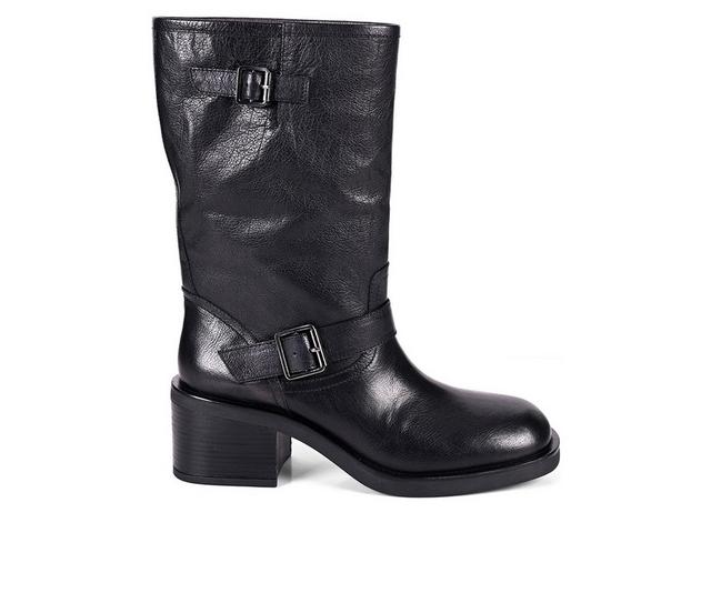Women's ROAN by BED STU Cite Riding Boots in Black color