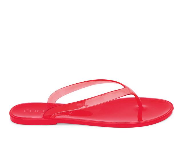 Coconuts by Matisse Olsen Sandals in Cherry Red color