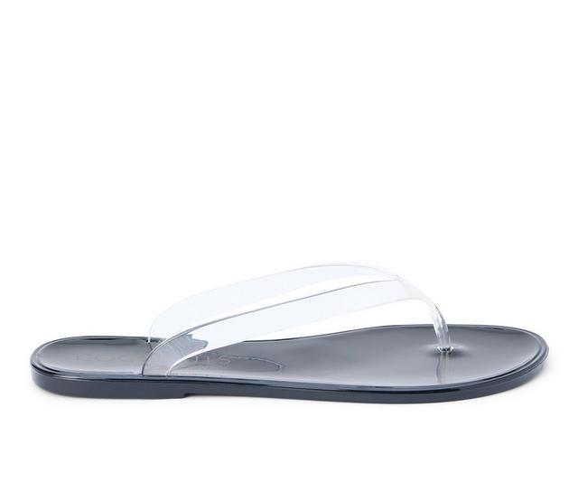 Women's Coconuts by Matisse Olsen Sandals in Clear/Black color