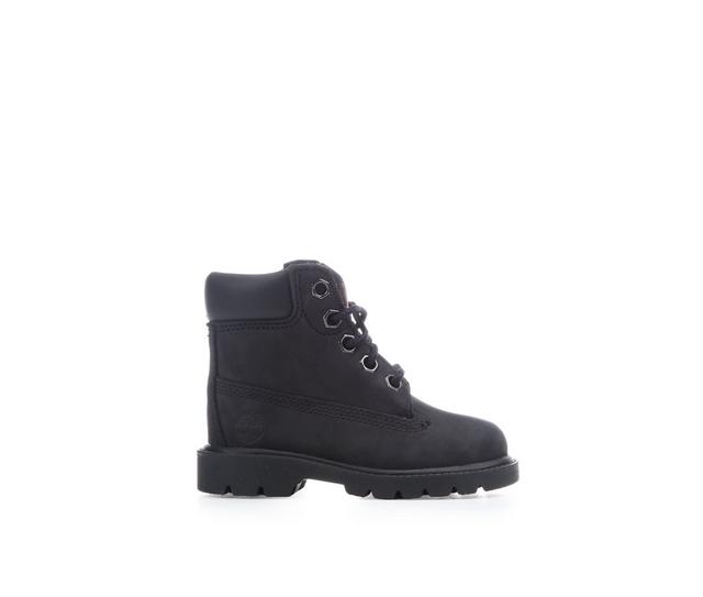Kids' Timberland Toddler & Little Kid 110910 6" Classic Boots in Black color