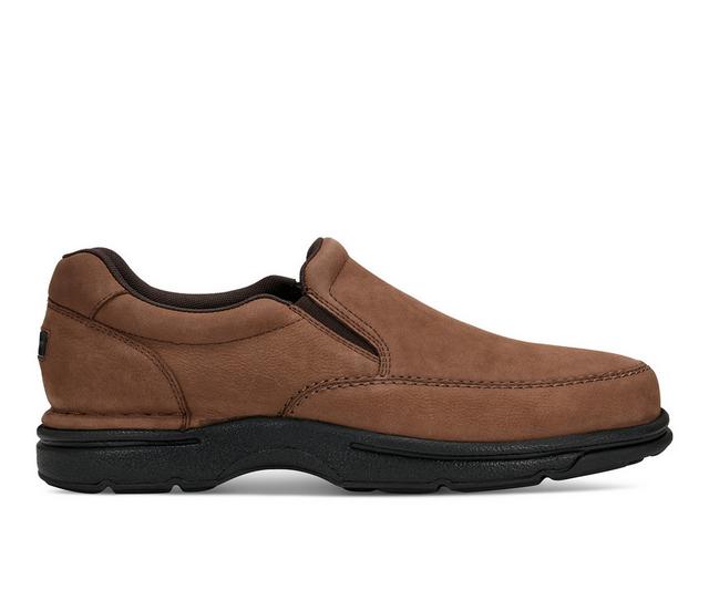 Rockport Eureka Slip On Slip-On Shoes in Dark Brown color