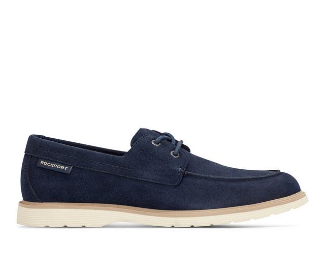 Rockport Hartley Boat Shoes in Dark Blue color