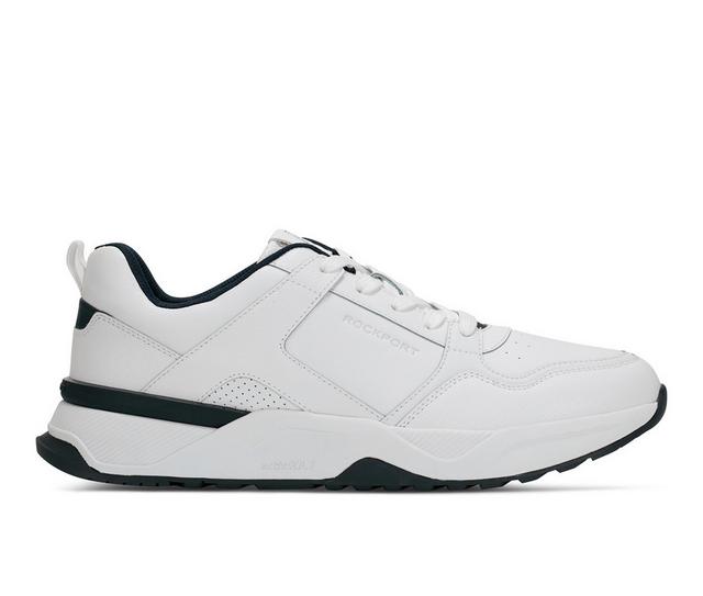 Rockport Prowalker Norris in White/Dk Blue color