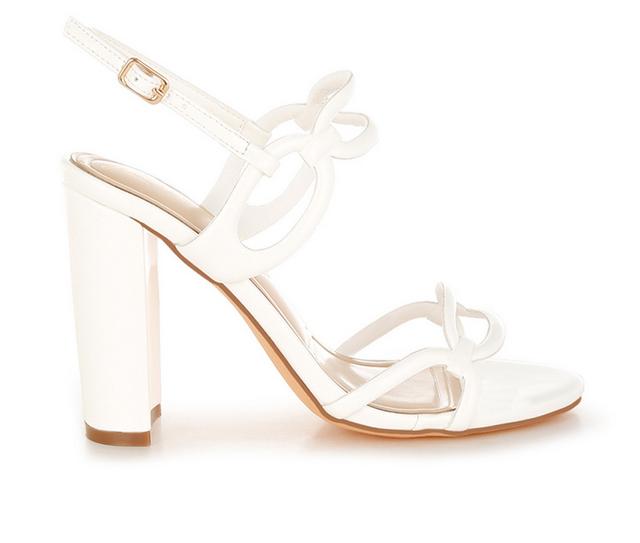 Women's London Rag Nyjah Dress Sandals in White color