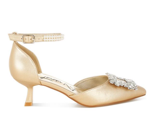 Women's London Rag Onkana Special Occasion Heels in Gold color