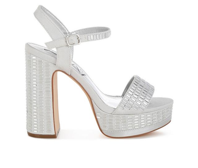 Women's London Rag Ortage Special Occasion Heels in Silver color