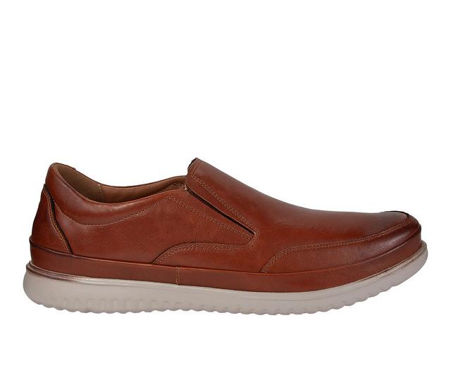 Men's Deer Stags Bayport Slip-On Shoes in Dark Luggage color