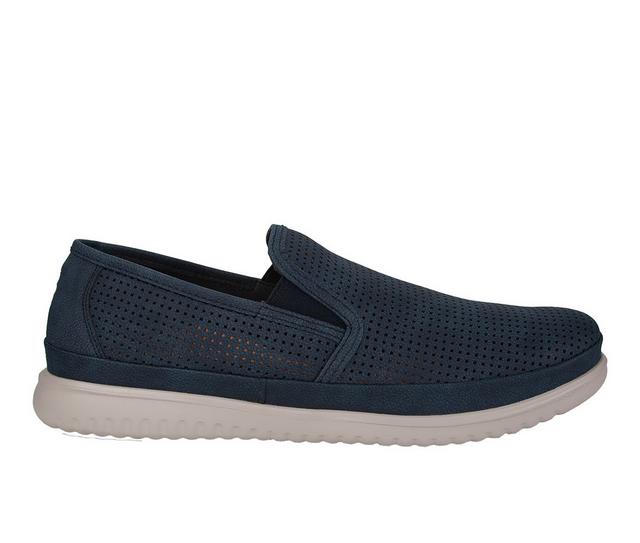 Men's Deer Stags Montauk Slip-On Shoes in Navy color