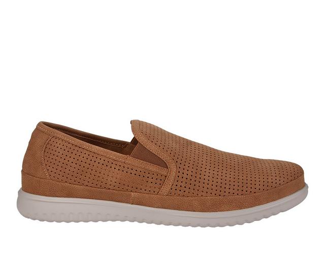 Men's Deer Stags Montauk Slip-On Shoes in Tan color