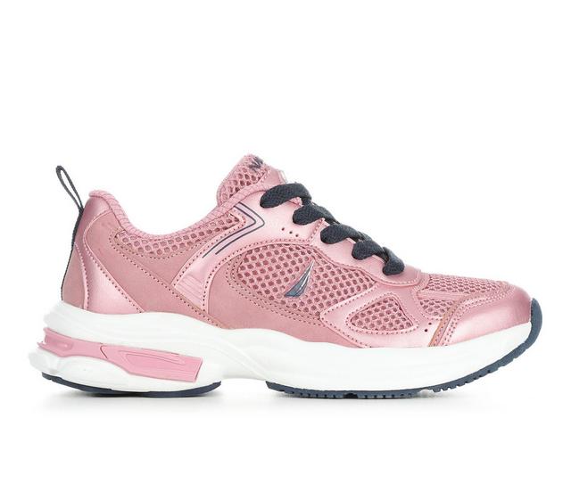 Girls' Nautica Little Kid & Big Kid Jese 13-5 in Mauve/Navy color