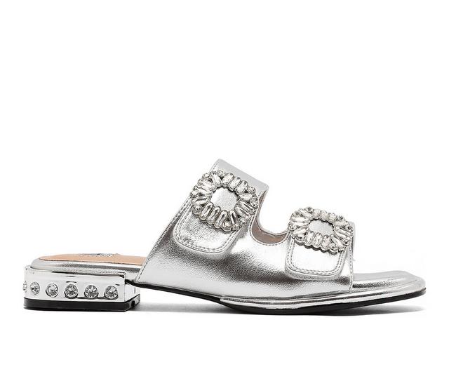 Women's Ninety Union Resort Dress Sandals in Silver color