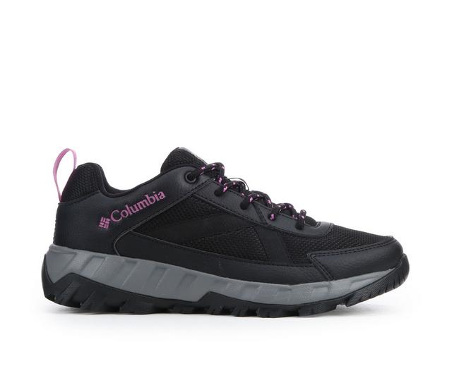 Women's Columbia Cedar Coast Low Hiking Boots in Black Berry Pth color