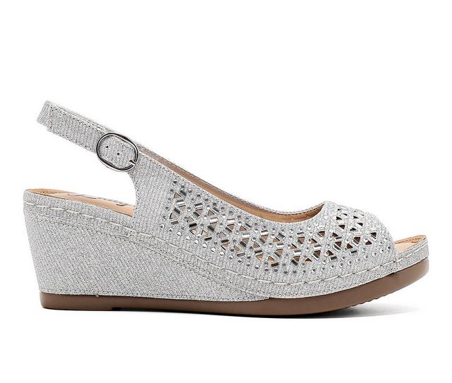 Lady Couture Anita Special Occasion Shoes in Silver color