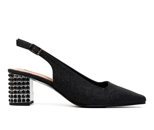 Lady Couture Natalie Pumps in Black color