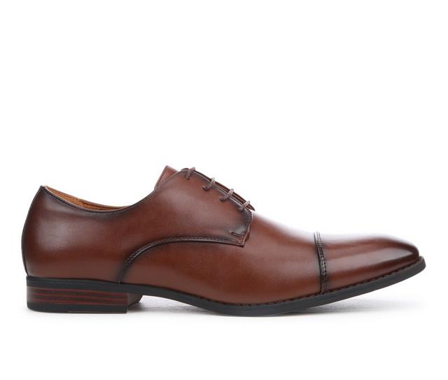 Men's Stacy Adams Nelson Dress Oxfords in Cognac color