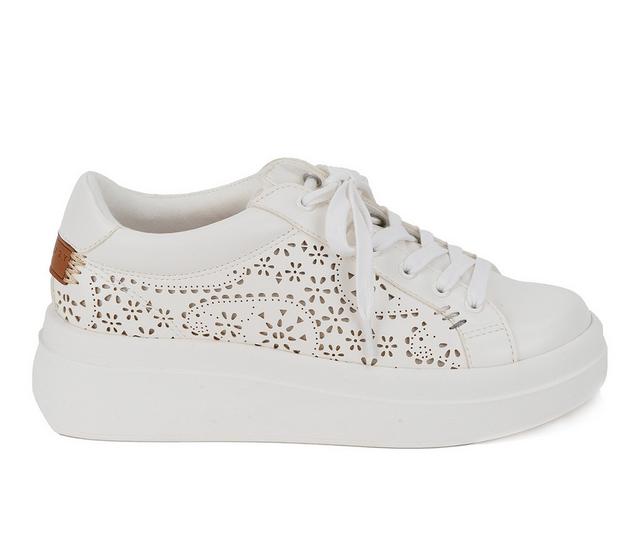 Women's Yellow Box Everlie in White color