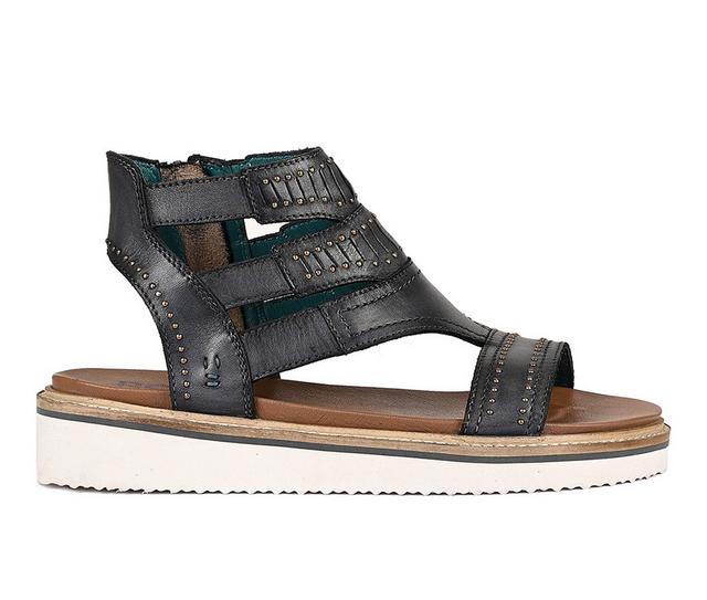 Women's ROAN by BED STU Carlita II Sandals in Black color