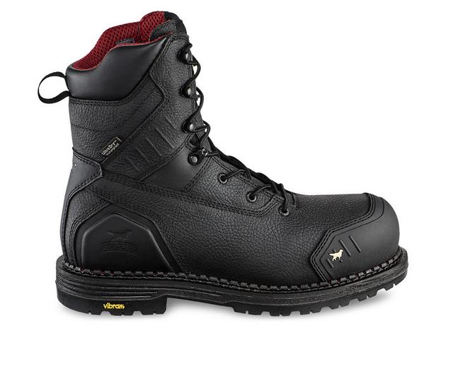 Men's Irish Setter by Red Wing Edgerton XD 83898 Work Boots in Black color