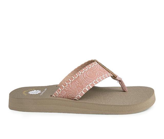Women's Yellow Box Norrie Flip-Flops in Blush color