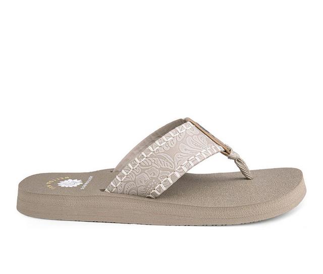 Women's Yellow Box Norrie Flip-Flops in Taupe color