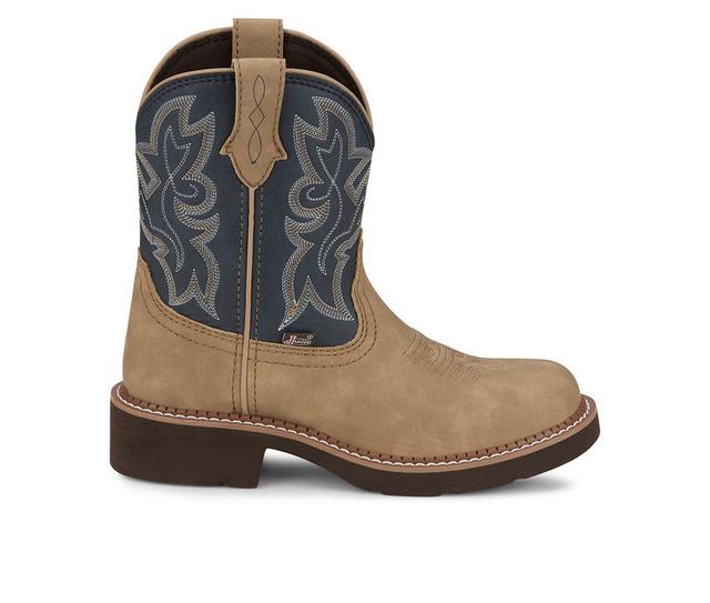 Women's Justin Boots Kay Gypsy 8" Cowboy Boots in Tan color