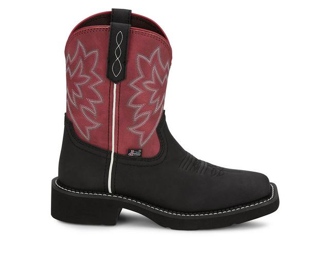 Women's Justin Boots Sunny Gypsy 8" Cowboy Boots in Black color