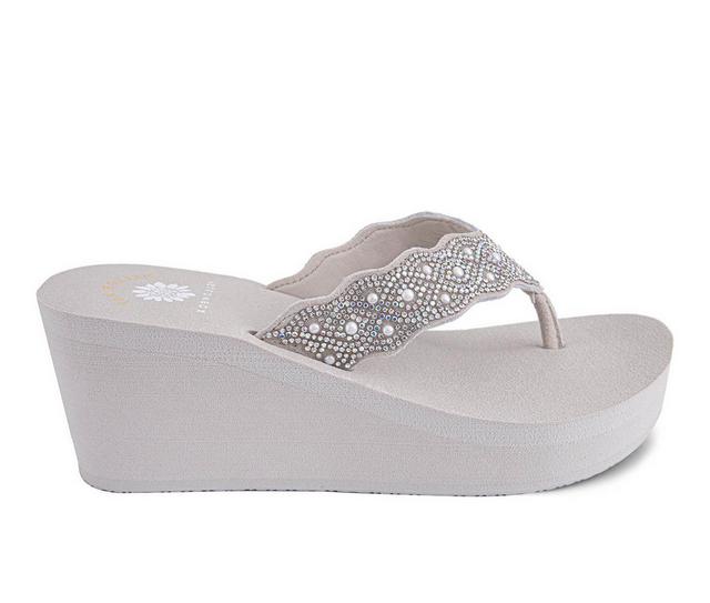 Women's Yellow Box Winny Flip-Flops in Sand stone color