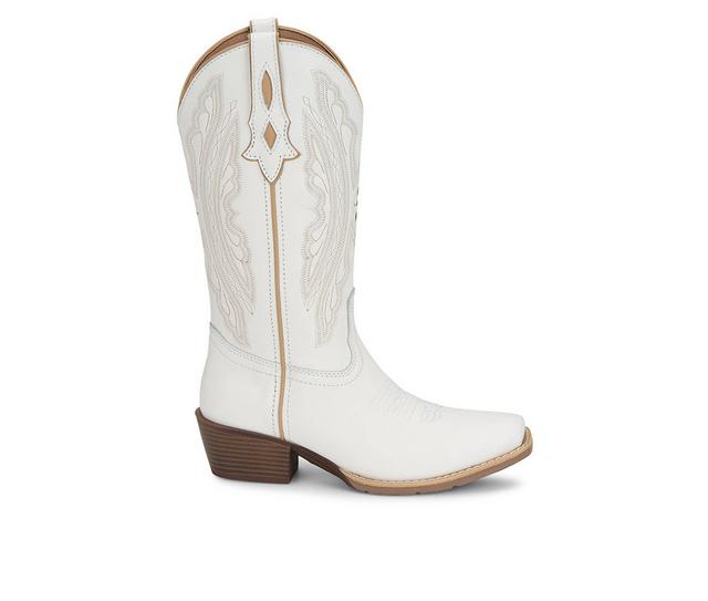 Women's Justin Boots Rae Gypsy 12" Cowboy Boots in White color
