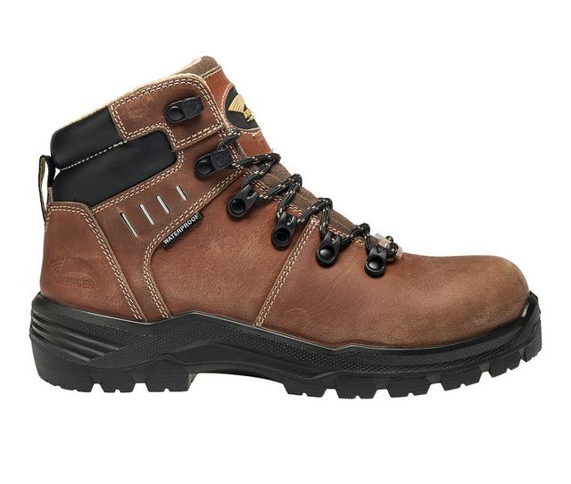 Avenger Work Boots Foundation Womens Work Shoes in Brown color