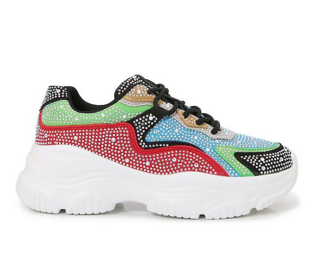 Women's Berness Queta Sneakers in Black Multi color