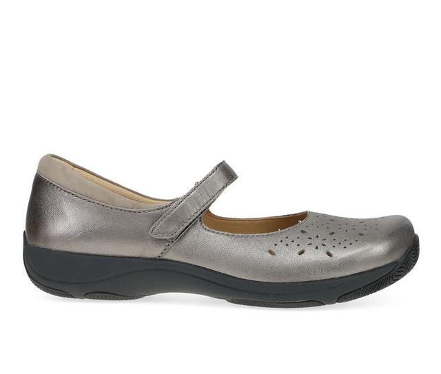 Women's Dansko Stacy Mary Janes in Pewter color