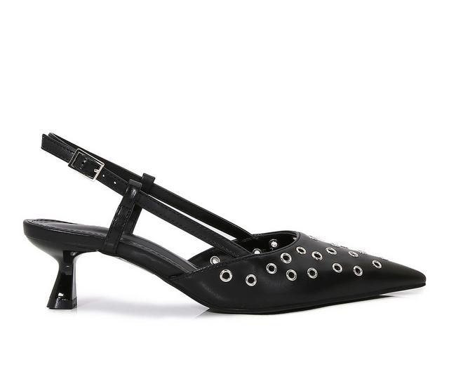 Women's Berness Adeline Heeled Sandals in Black color