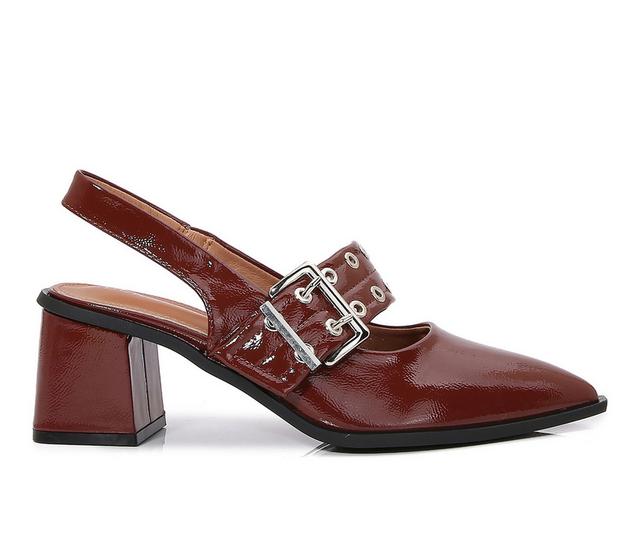Women's Berness Abigail Pumps in Brown color