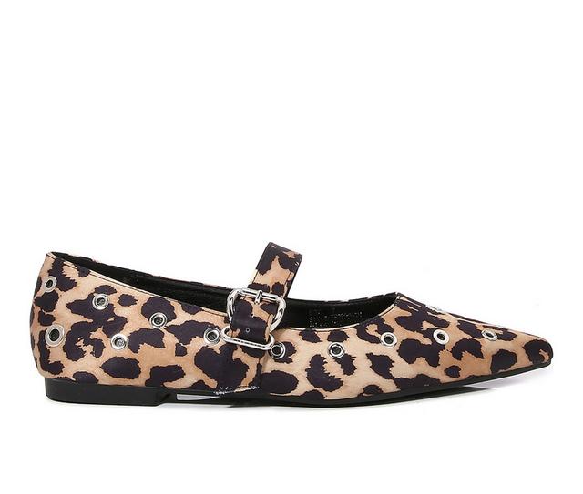 Women's Berness Friedrich Flats in Leopard color